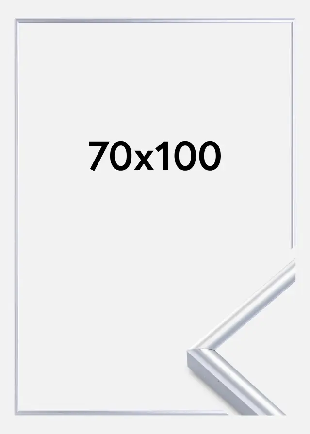 Cadre Victoria Verre Acrylique Argent 70x100 cm