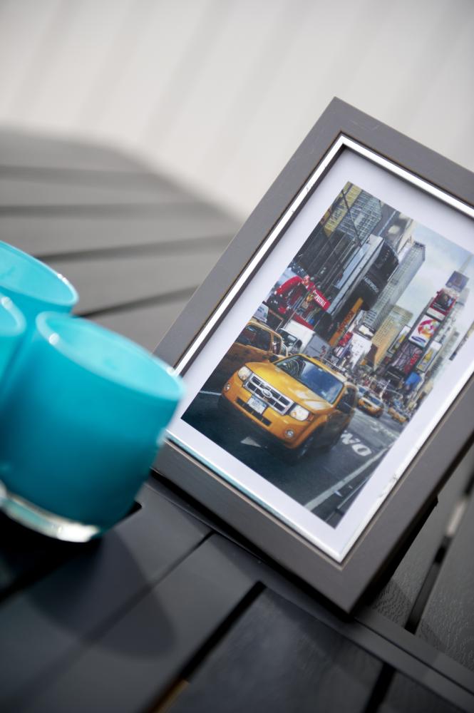 Cadre Twist Gris 10x15 cm