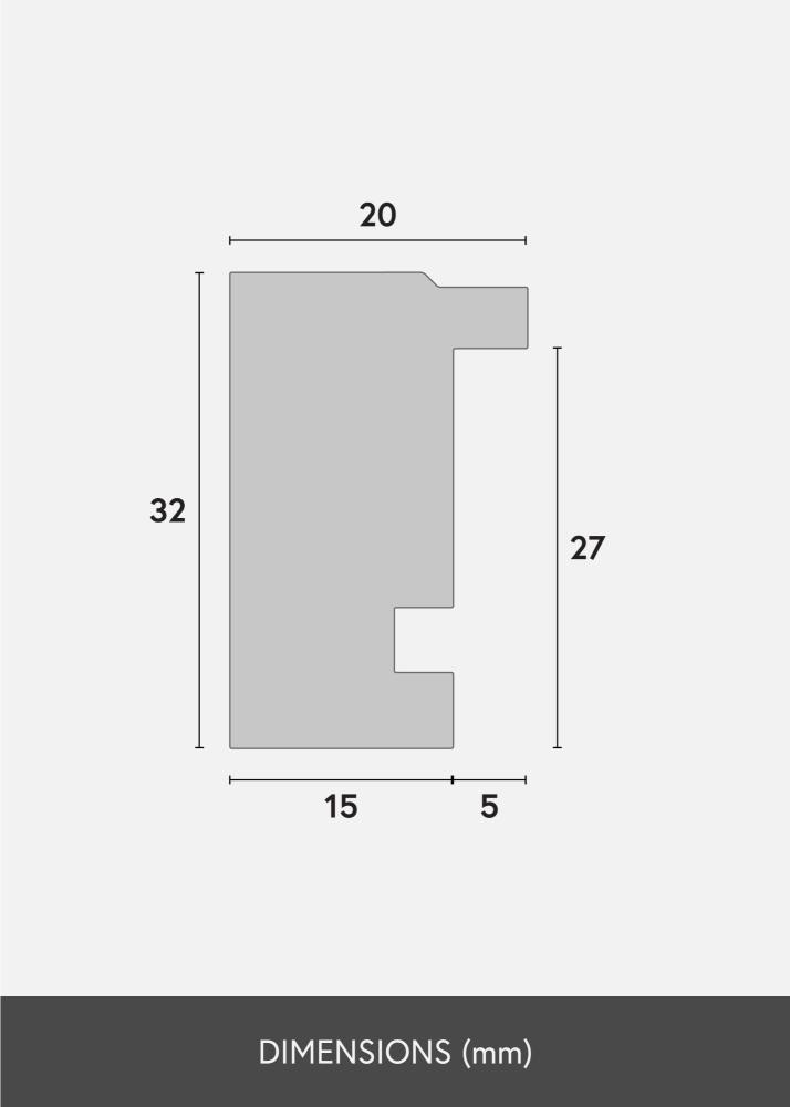 Cadre Diana Verre acrylique Rouge 45x60 cm