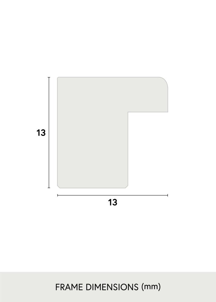 Cadre Galant Blanc 24x30 cm - Passe-partout Blanc 6x8 pouces