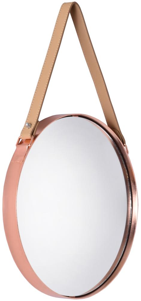 Mirror Round Metal Copper Ø 30 CM