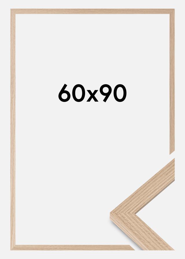 Cadre BGA Classic Verre Acrylique Chêne 60x90 cm