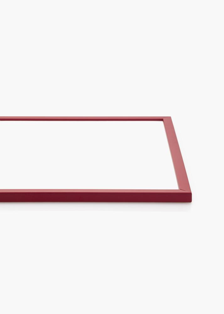 Cadre Edsbyn Rouge 40x50 cm - Passe-partout Blanc 27,5x37 cm