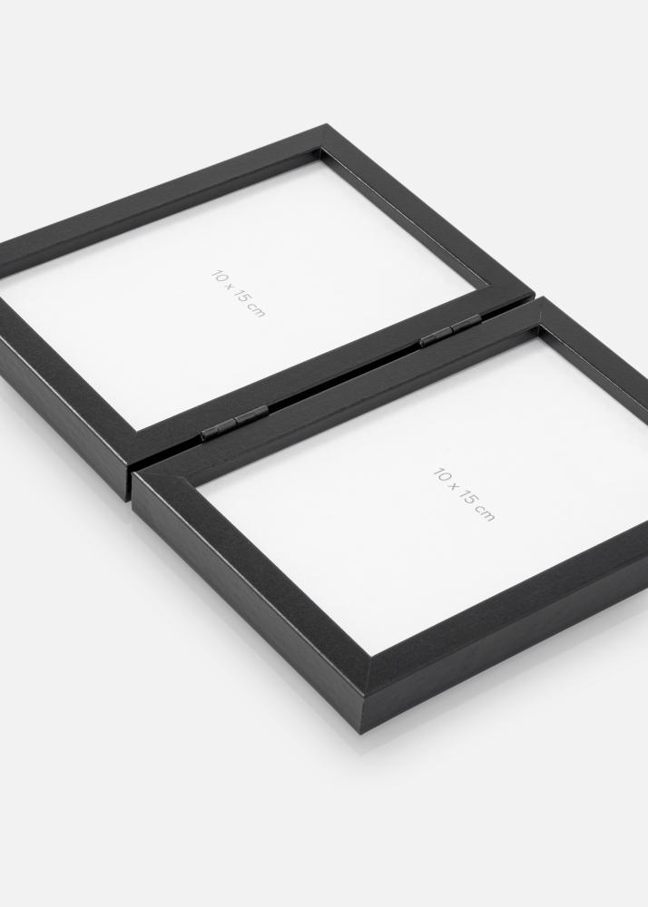 Cadre pliant Noir 10x15 cm