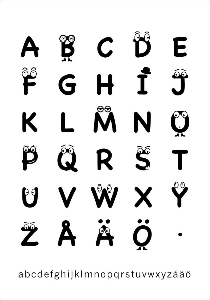 ABC B&W Poster