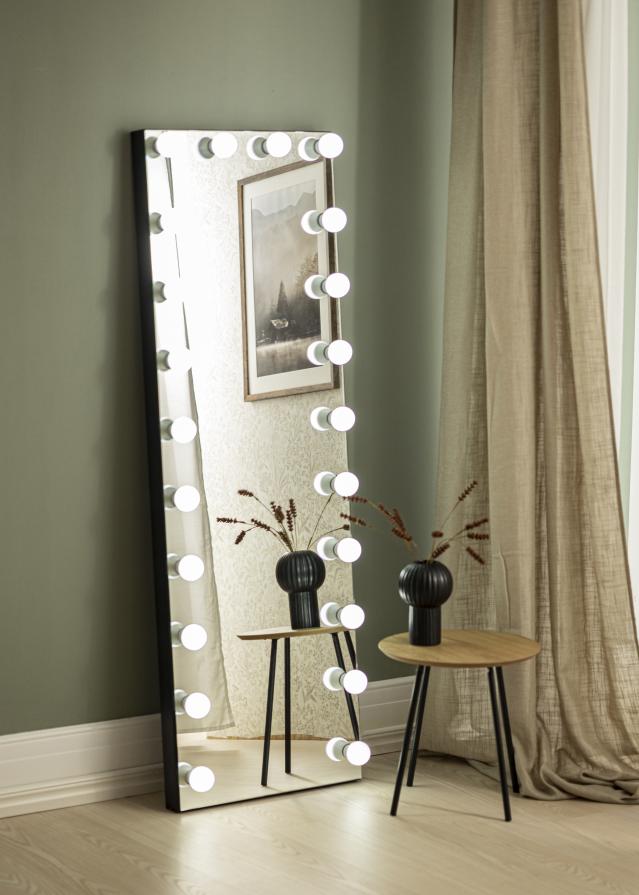 KAILA Miroir Tall LED Noir 55x165 cm