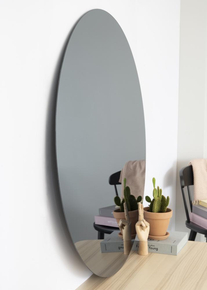 KAILA Miroir rond Smoked Grey diamètre 110 cm