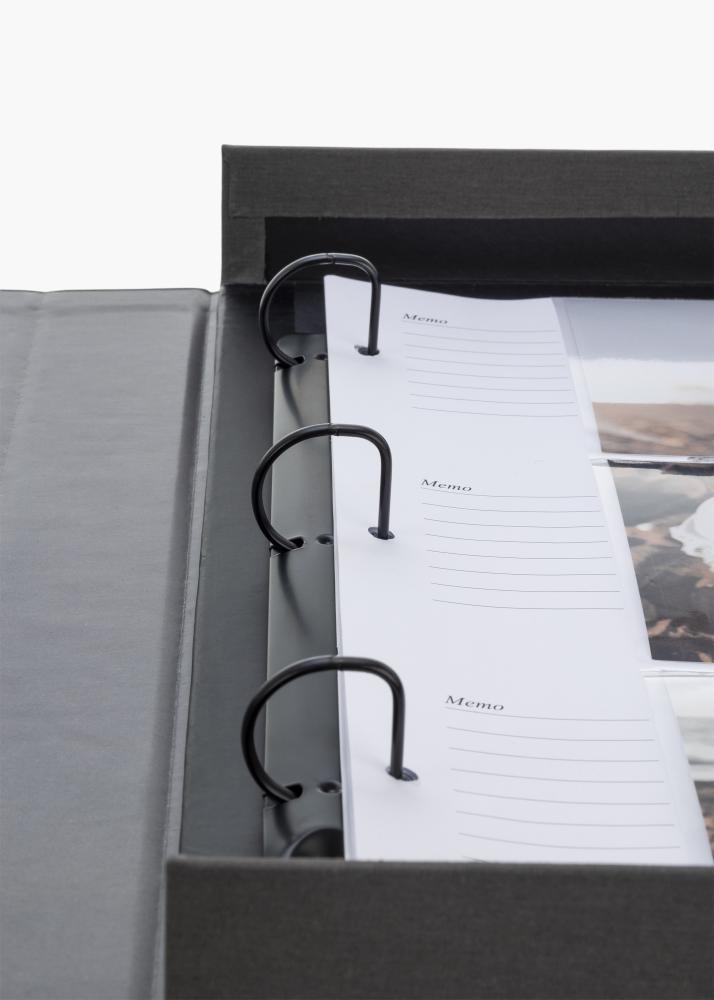KAILA MEMORIES Black XL - Coffee Table Photo Album - 60 images en 10x15 cm