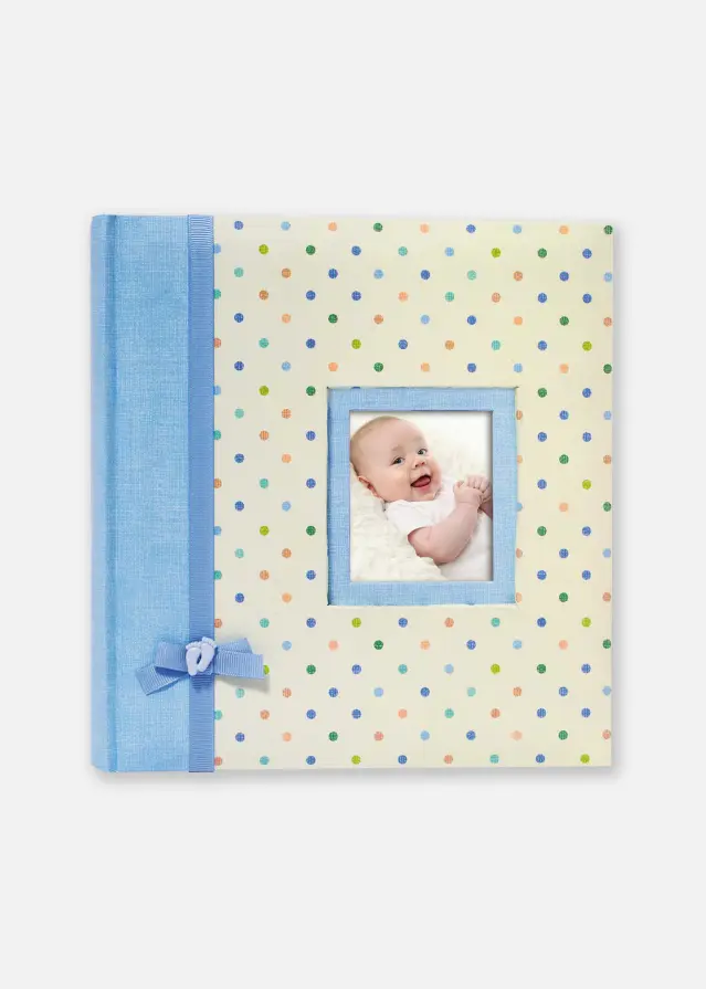 Kara Album Bleu - 24x24 cm (40 pages blanches / 20 feuilles)