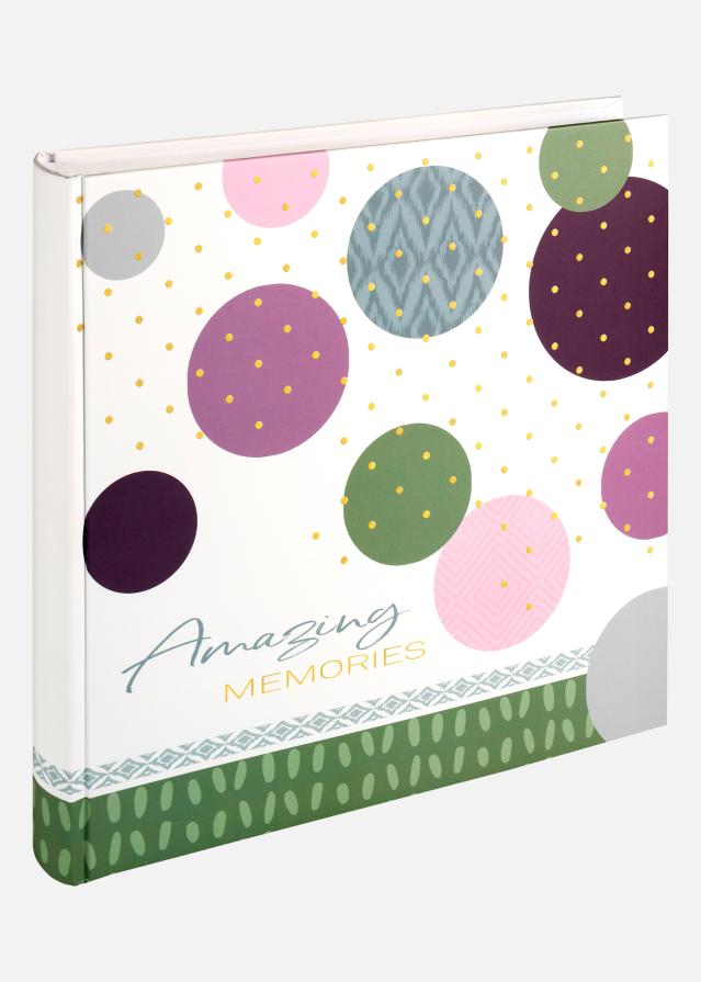 Amazing Memories Album Vert - 28x29 cm (100 Pages blanches / 50 Feuilles)