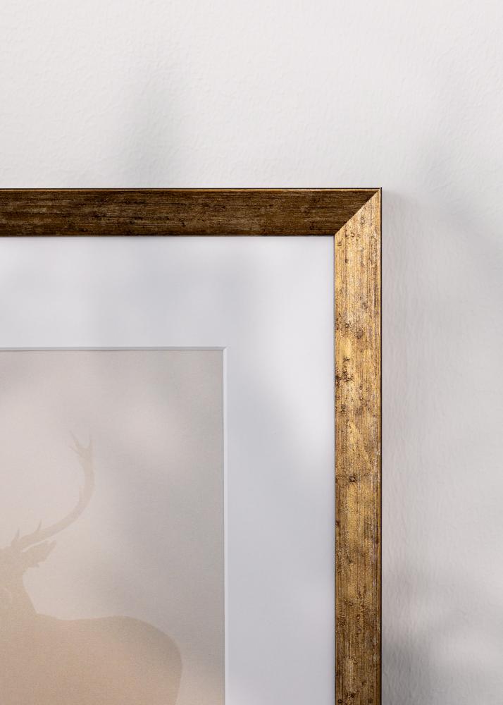 Cadre Dune Verre acrylique Or 21x29,7 cm (A4)