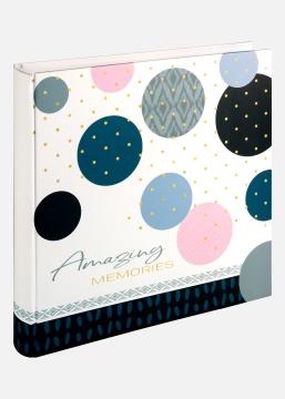 Amazing Memories Album Bleu - 28x29 cm (100 Pages blanches / 50 Feuilles)