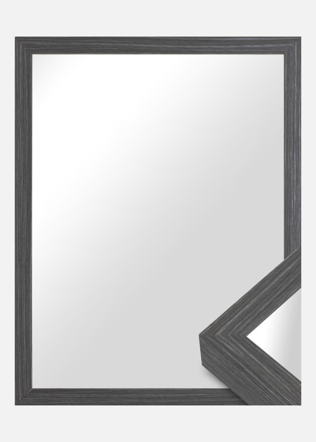 Miroir Wood Selection Grey I - Sur mesure