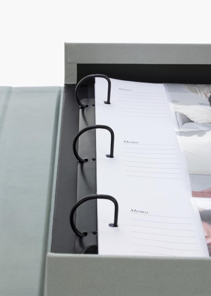 KAILA MEMORIES Grey XL - Coffee Table Photo Album - 60 images en 11x15 cm
