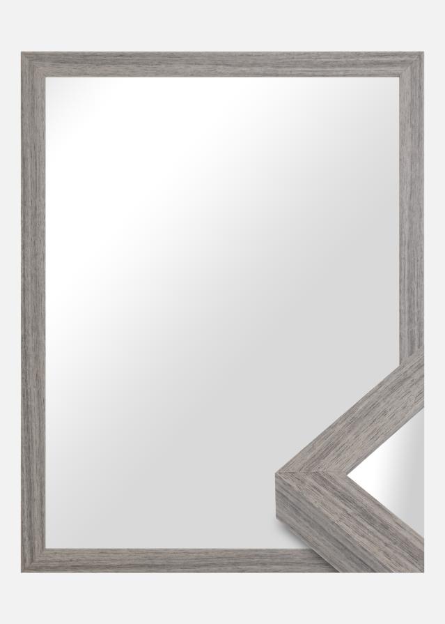 Miroir Wood Selection Grey II - Sur mesure