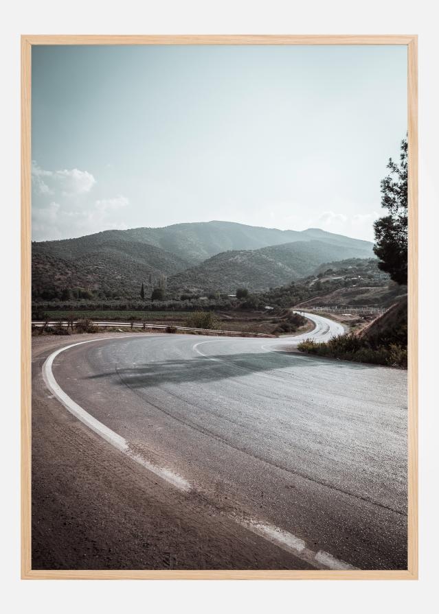 Road Through Mountains Poster