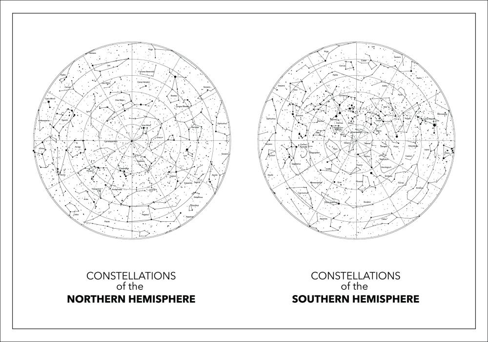 Hemispheres Poster