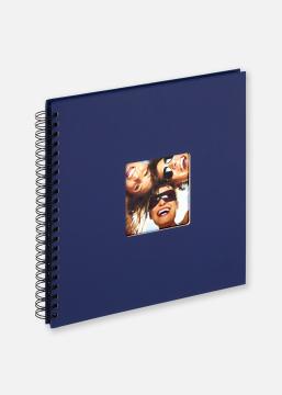 Fun Album spirale Bleu - 30x30 cm (50 pages noires / 25 feuilles)