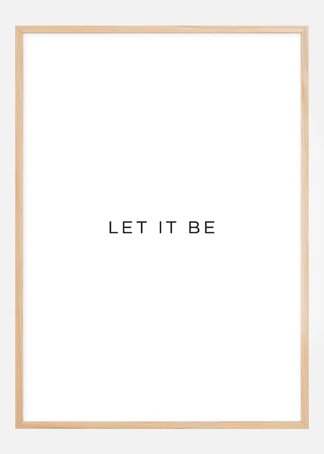 Let it be Poster