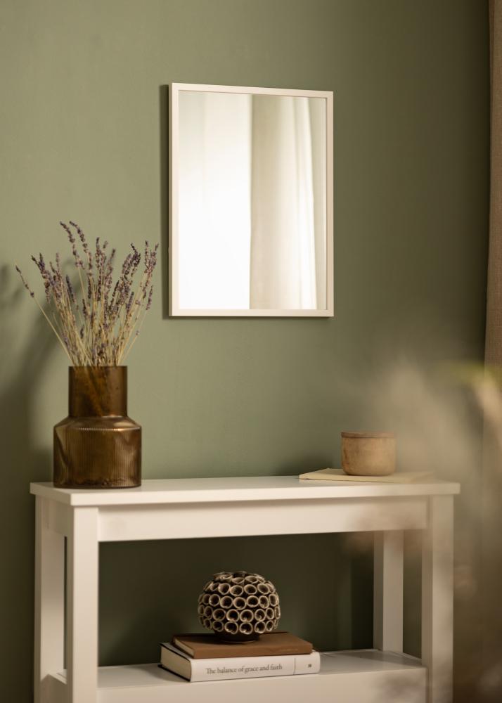 Miroir Oslo Blanc - Sur mesure