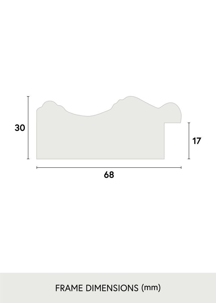 Miroir Drottningholm Argent III - Sur mesure