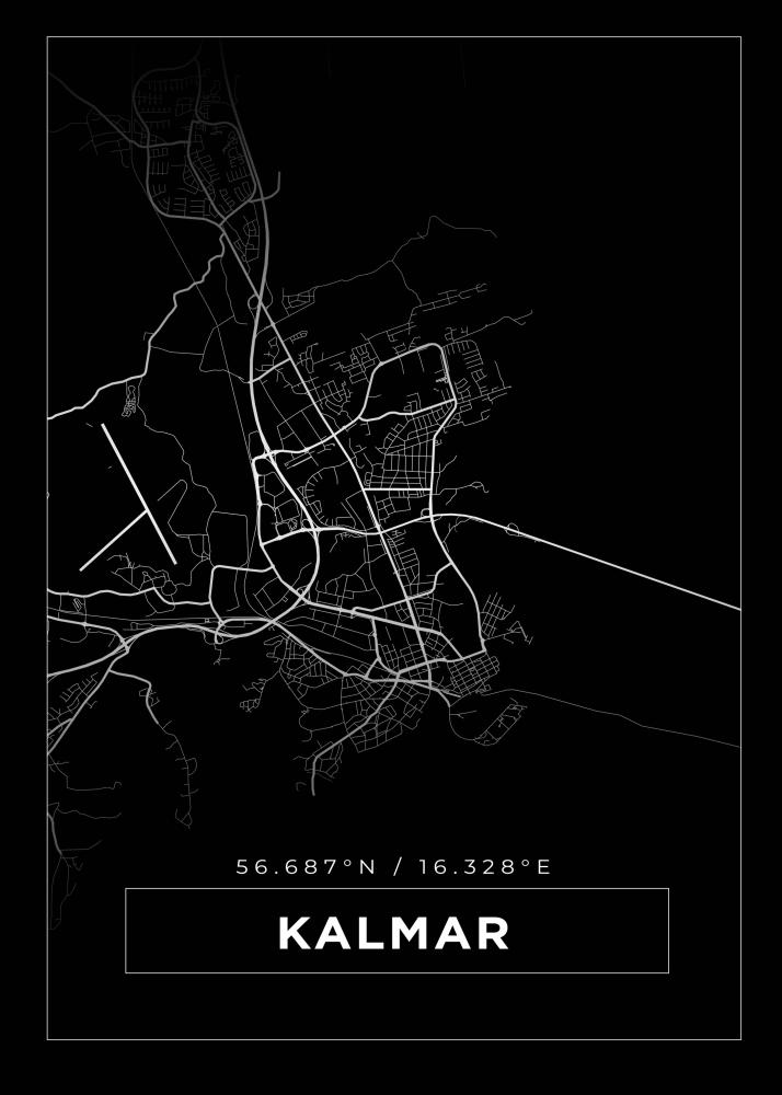 Map - Kalmar - Black