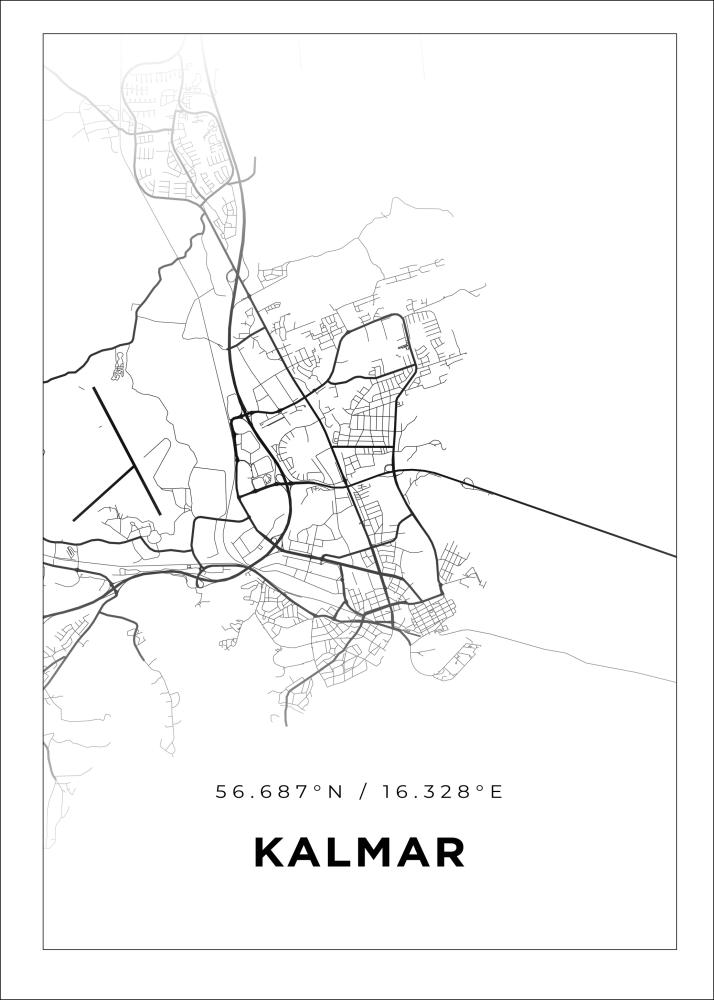 Map - Kalmar - White