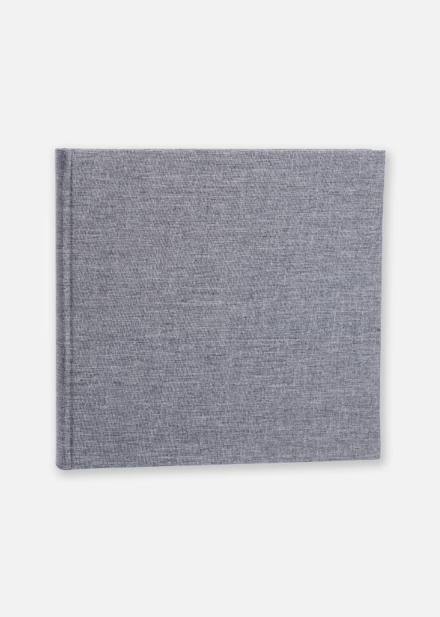 Base Line Canevas Gris 26x25 cm (40 pages blanches / 20 feuilles)