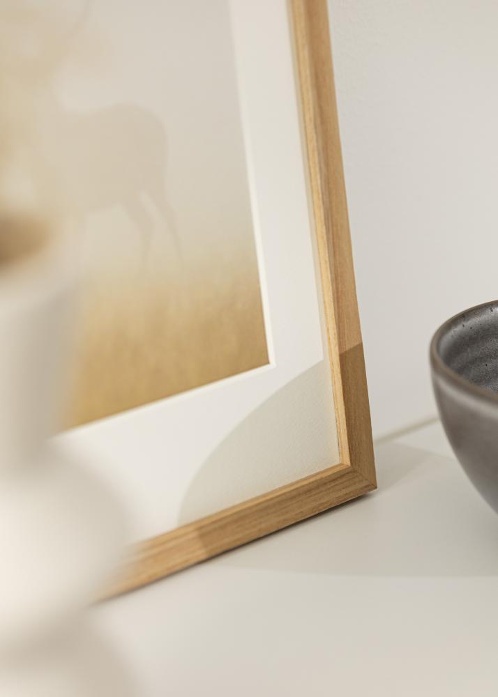 Cadre Chêne Massif Verre Acrylique 21x29,7 cm (A4)