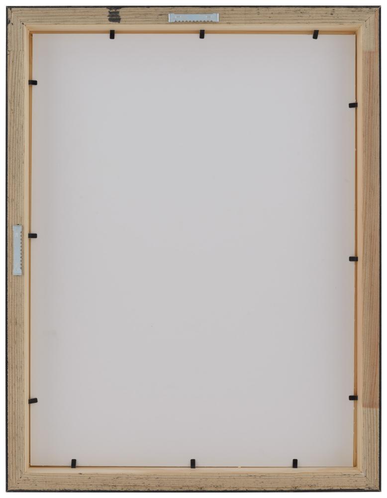 Cadre Mora Premium Noir 60x80 cm - Passe-partout Blanc 50x70 cm