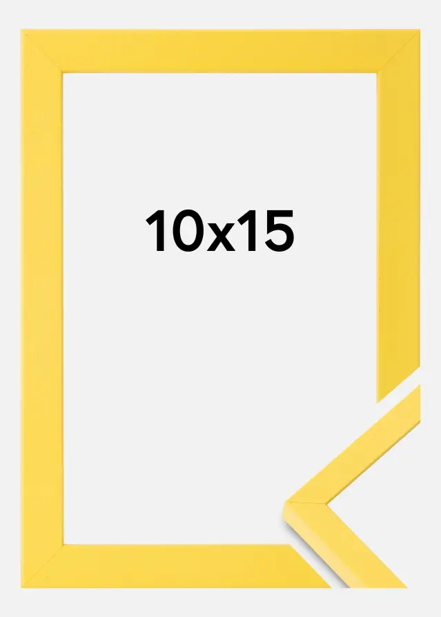 Colorful Verre acrylique Jaune 10x15 cm