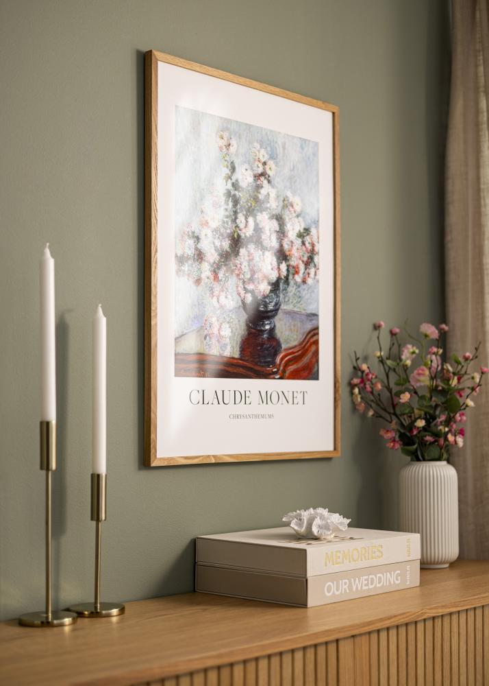 Cadre Chêne Massif Verre Acrylique 21x29,7 cm (A4)