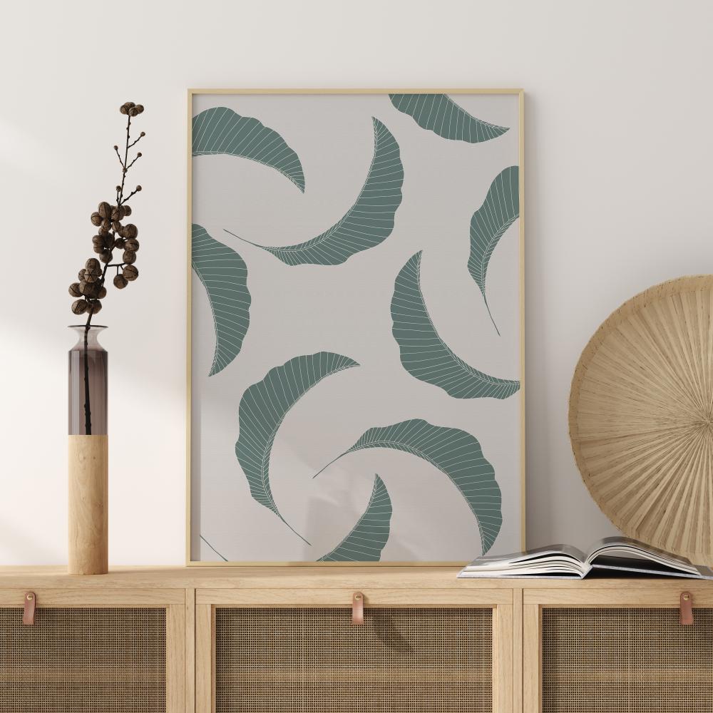 Banana Leaves Multiple Poster