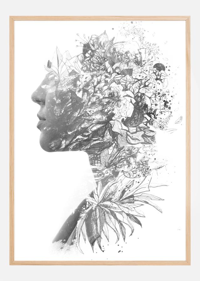 Flower lady Poster