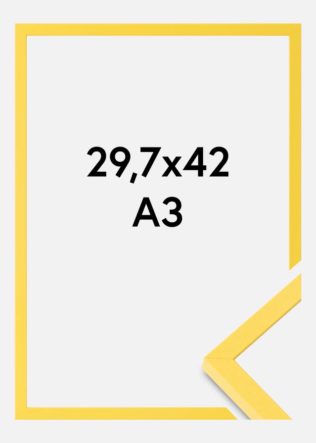 Colorful Verre acrylique Jaune 29,7x42 cm (A3)
