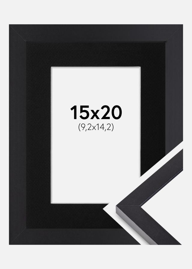 Cadre Selection Noir 15x20 cm - Passe-partout Noir 4x6 pouces