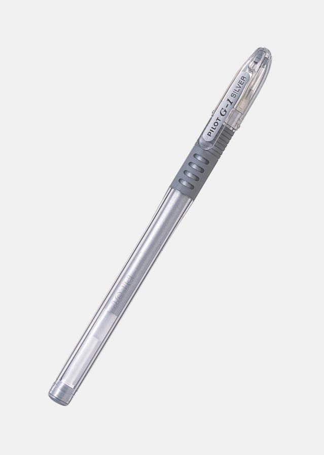 Pilot G1 Grip Stylo pour album Argent - 1 mm