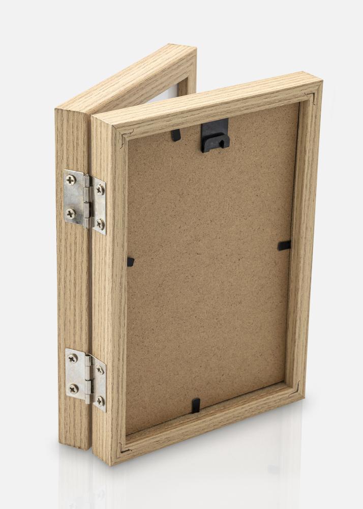 Cadre pliant Chêne massif 10x15 cm