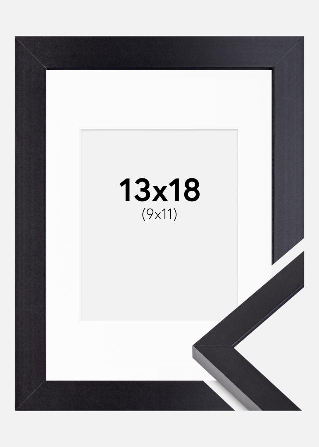 Cadre Selection Noir 13x18 cm - Passe-partout Blanc 10x12 cm