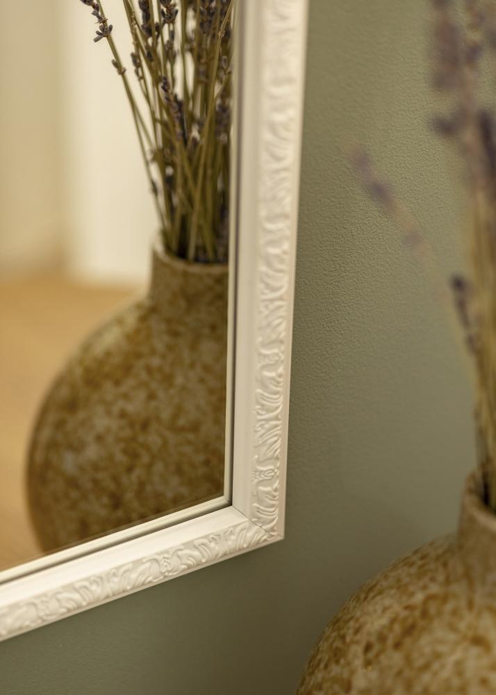 Miroir Nostalgia Blanc 45x105 cm