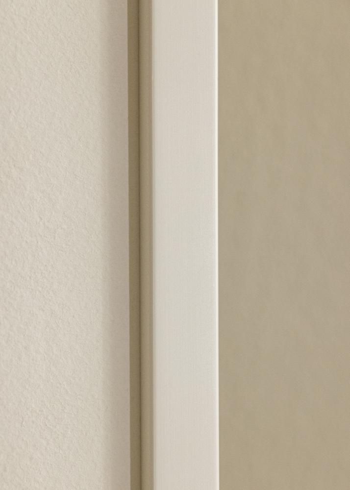 Cadre E-Line Blanc 70x100 cm - Passe-partout Blanc 62x85 cm