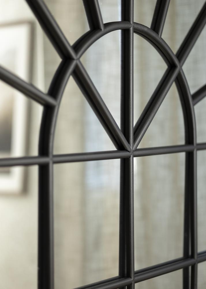 Miroir Window Tall Dome Noir 103x180 cm