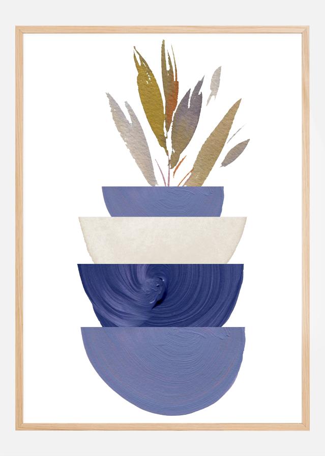 Boho Purple Bowl Poster