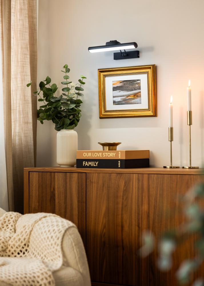 KAILA Gleam Éclairage de Tableau à Piles 32 cm - Noir