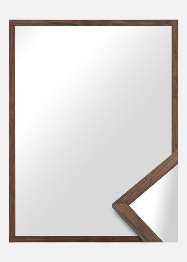 Miroir Galant Noyer - Sur mesure