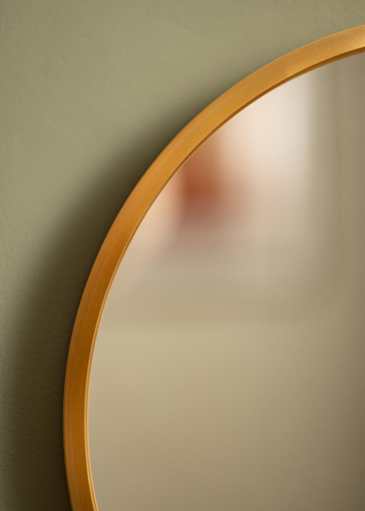 KAILA Miroir rond Edge Gold diamètre 30 cm