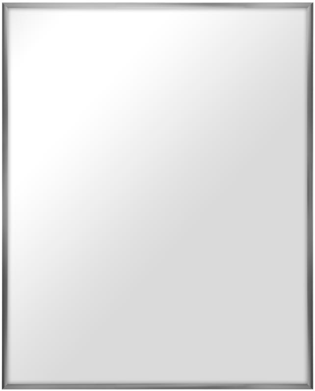 Miroir Nielsen Premium Alpha Brillant Gris foncé - Propres mesures