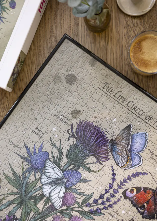 Cadre de puzzle Noir 50x66,5 cm