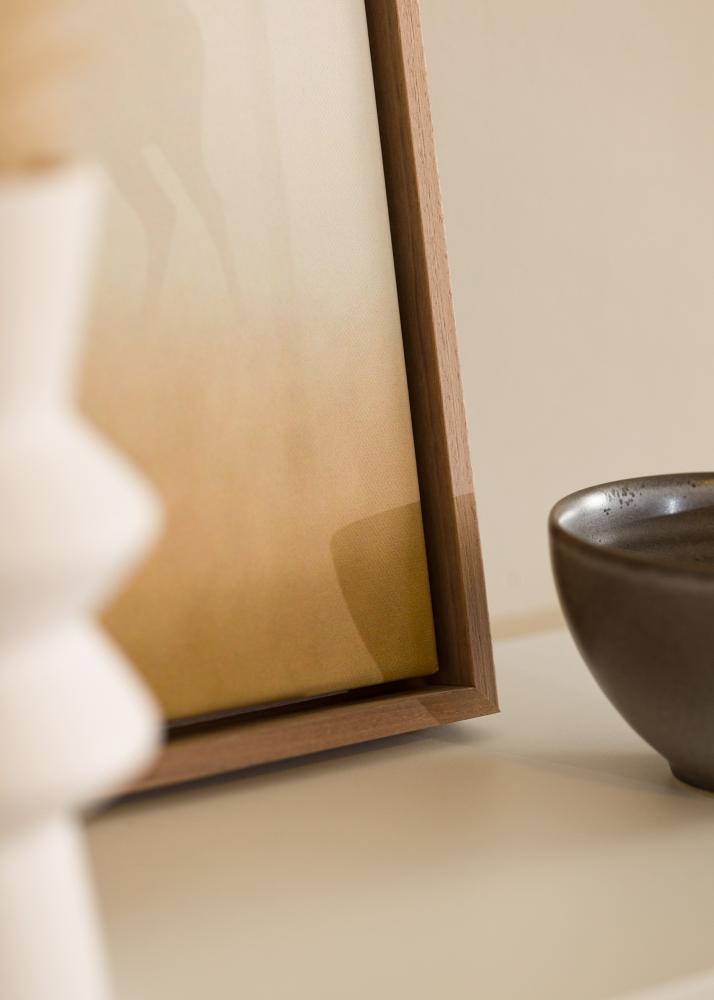 Cadre Seth Caisse américaine Noyer - Taille au choix