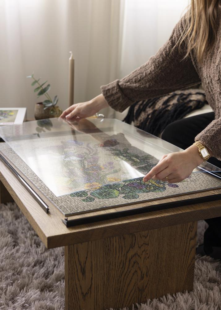 Cadre de puzzle Noir 70x100 cm